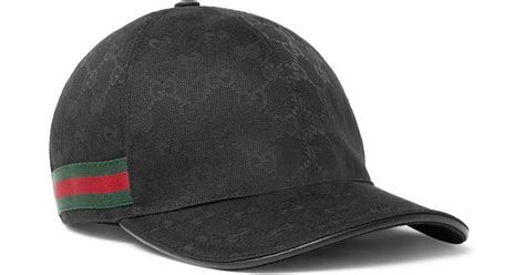 gucci caps black|gucci monogram hat.